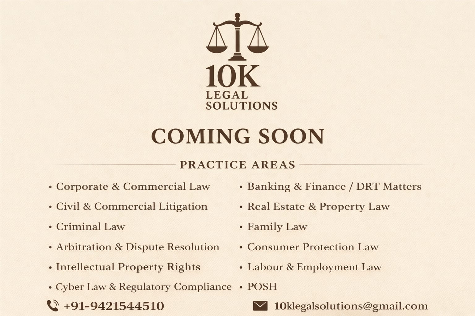 WELCOME TO 10K LEGAL SOLUTIONS
